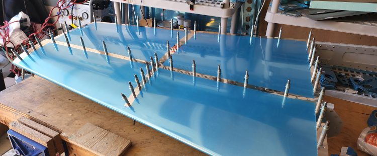 Vertical Stabilizer with clecos